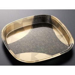 中央化学 寿司桶 DX 角桶 40 金砂目-BK 本体