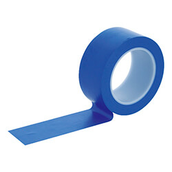 【廃番商品】ラインテープ50mm×33m　青　【ＴＲＵＳＣＯ クリーンルーム用ラインテープ ５０ｍｍＸ３３ｍ ブルー】