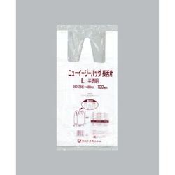 LDゴミ袋 ニューイージーバッグ 長舌片 L 半透明 福助工業