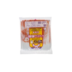 市町村ゴミ袋 神戸市指定 容器包装プラ 家庭用 45L 30P 手付 ジャパックス