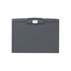 クリップボードＨ　Ａ４横　濃灰