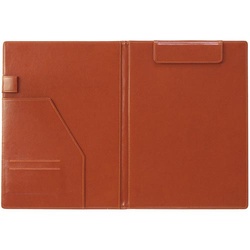 クリップファイル　ベルポスト　Ａ４　縦　ブラウン