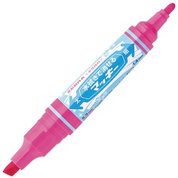 水拭きで消せるマッキー　ピンク