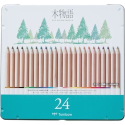 エコ色鉛筆缶入り　Ｓ木物語　２４色セット　３セット