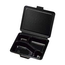 弁当容器 ランチボックス KM-59 ブラック ケーピープラテック