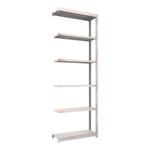 ＴＲＵＳＣＯ スチールラック Ｍ1.5型軽中量棚 860×295×2400mm 6段 連結 ネオグレー M1.58336B