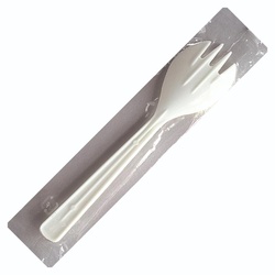 カトラリー フジフォークスプーン白 160単袋入 尚美堂