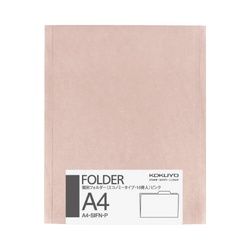 個別フォルダーエコノミータイプＡ４ピンク１０冊入