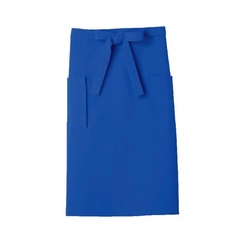 ミドルエプロン 9-426_F サロンエプロン 兼用 ロイヤルブルー フリーサイズ 住商モンブラン