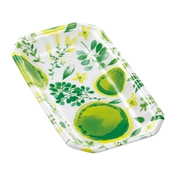 発泡トレー メガプレート27-15(30)平 ブーケ緑 エフピコ