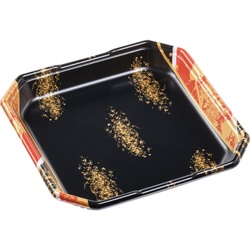 発泡トレー しゃぶしゃぶ3人浅LS 流華赤 エフピコ