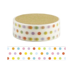 マスキングテープ　ドット　カラフル