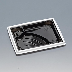 弁当容器 箱膳23-18-3H 白内黒 福助工業