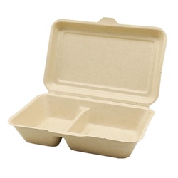 弁当容器 ランチボックス1000ml 仕切り付き 青葉紙業