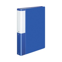 クリヤーブックポジティ　Ａ４縦　青　８０Ｐ