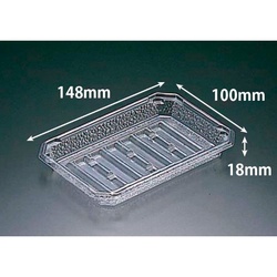 透明トレー グラス 15-10B リスパック