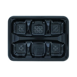 弁当容器 CR-1-2 黒 本体 エフピコチューパ