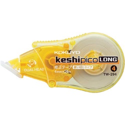 修正テープ＜ケシピコロング＞２６ｍ　幅４ｍｍ１０個