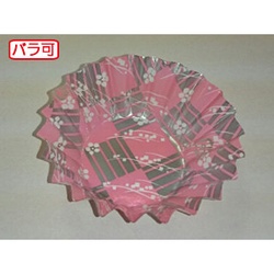 セイコー おかずカップ ラミケースOPP 5A 梅チェック柄 500枚