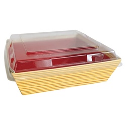 弁当容器 NB KT-128-小-木目 高津紙器