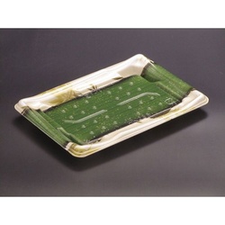 リスパック 寿司容器 誠08B とうたけ緑 本体