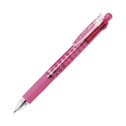 多機能ボールペンサラサマルチ０．４　桃軸Ｘ１０