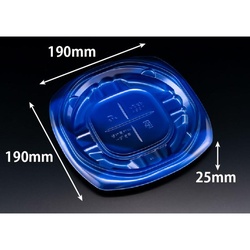 惣菜容器 バイオ ピタプレ 19BA K-ソワレブルー リスパック