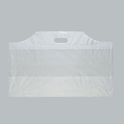 ポリ手提げ フラットバッグ L 無地 福助工業