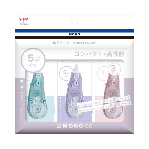 モノＣＣ　５ｍｍ幅　アソート３Ｐパック　５セット