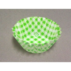 セイコー おかずカップ OPPフレアラミケース 6F チェック柄グリーン 500枚入