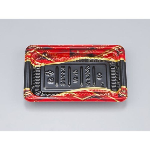 惣菜容器 BFデリスタ15-10 絹小町赤 本体 シーピー化成