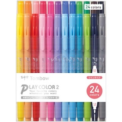 サインペン　プレイカラー２　２４色セット　３セット