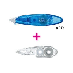 モノエアーペン型詰替式５ｍｍ幅ブルー１０＋詰替１個