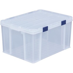 密閉バックルコンテナ　ＭＢＲ−６５　クリア　３個