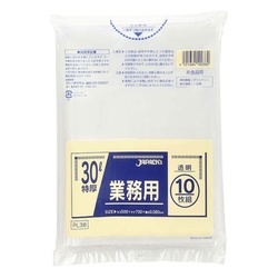 LDゴミ袋 PL38 業務用 特厚 30L 透明 10枚 ジャパックス
