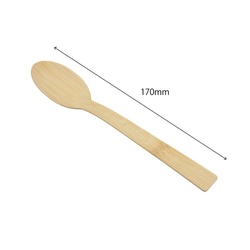 使い捨てスプーン 竹スプーン17cm 100本入×30袋 萬洋