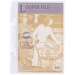 ルーパーファイル　背幅６ｍｍ　Ａ４縦　乳白