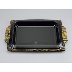 シーピー化成 弁当容器 BFステーキ3 グリル 本体 低発泡