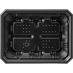 惣菜容器 FTレンジ角20-15(25) 黒 エフピコ