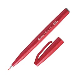 筆タッチサインペン　レッド　１０セット