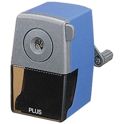 鉛筆けずり　手動式　ブルー　３個