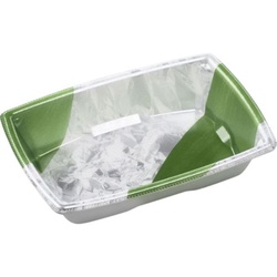 軽食容器 角盛鉢16-11(35) 本体 笹氷 エフピコ