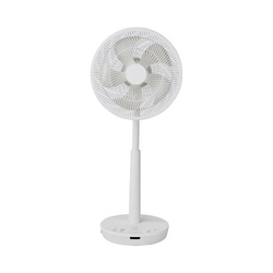 ＤＣ音声操作サーキュレーター扇風機　ホワイト