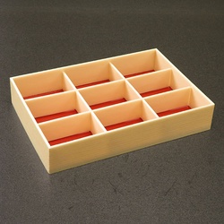 折箱 創作膳 90-60 9A 関東杉 共蓋付 アライ