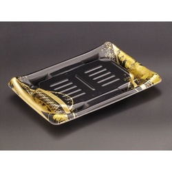 リスパック 発泡トレー わざ盛18FB 陶芸箔金 本体