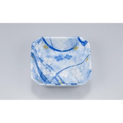 発泡トレー V-惣菜15深 よつば青 シーピー化成