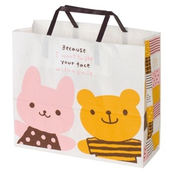 紙手提袋 ウサクマペーパーバッグ-3(50枚) ヘッズ