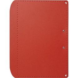 Ａ４サイズにおりたためるＡ３クリップボード赤　３冊