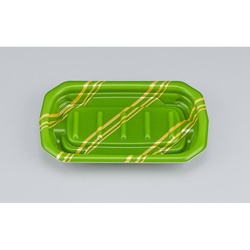 惣菜容器 TNデリカ内18 リッチ緑 本体 シーピー化成