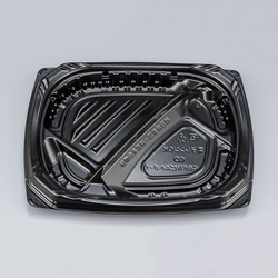 シーピー化成 弁当容器 CBFNビルト8-1 黒 本体